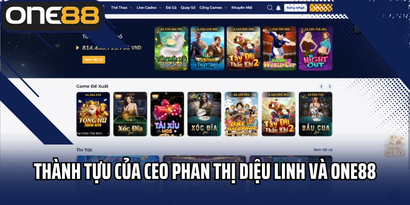 Thành tựu đáng giá của CEO Phan Thị Diệu Linh và ONE88